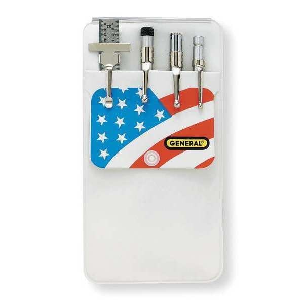 General Tools S008 Pocket Tool Kit,4 Pc