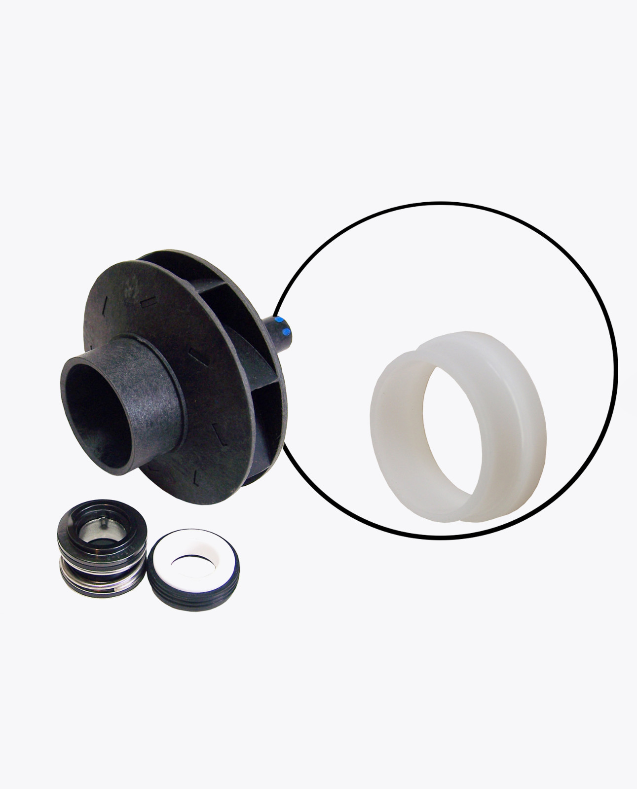 Aqua-Flo Pumps, Rebuild Kit for XP & XP2 Series, Wet End: 1HP thru 4HP