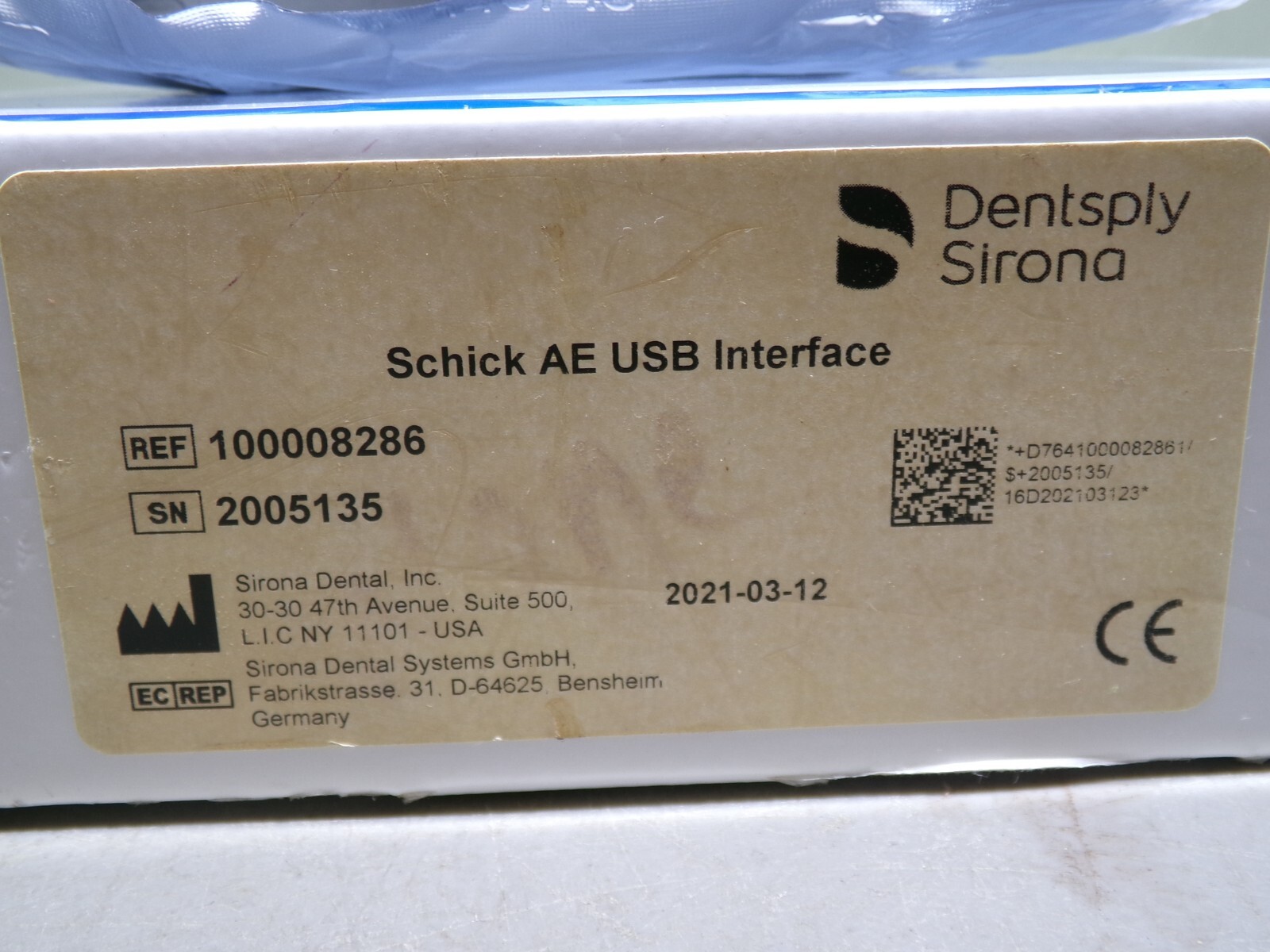 DENTSPLY SIRONA SCHICK AE USB INTERFACE MODULE 2005135