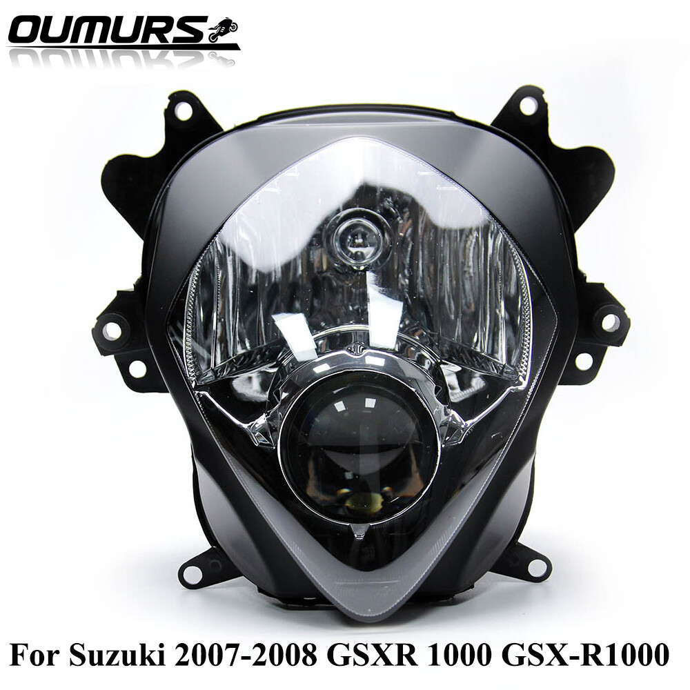 GSXR1000 Front Headlight For 2007 2008 K3 GSX-R 1000 Suzuki Headlamp Assembly US