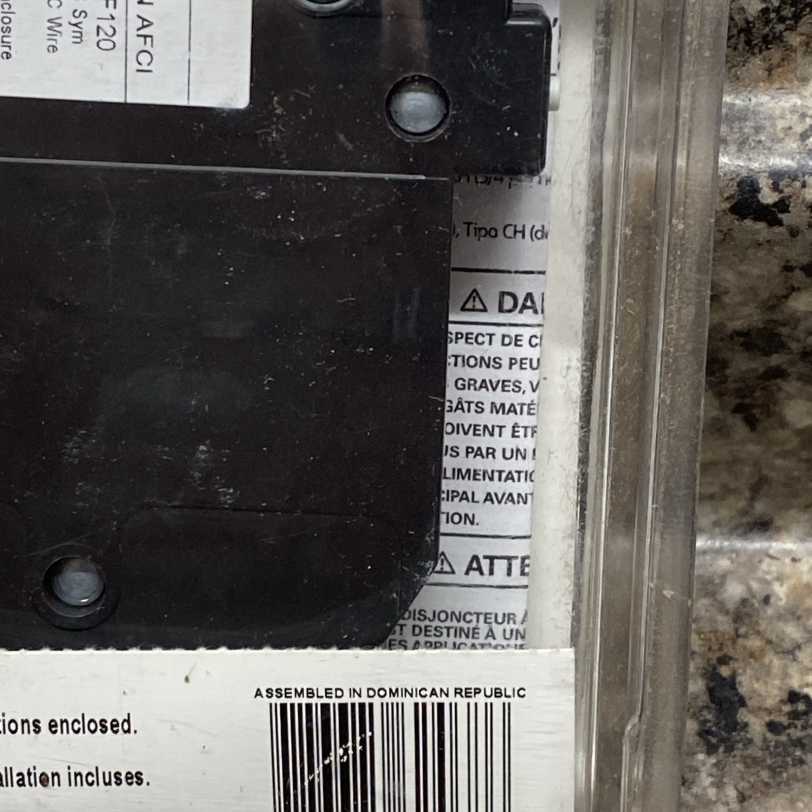 Eaton 20 amp single pole combination arc fault circiut breaker CHCAF120CS NOS