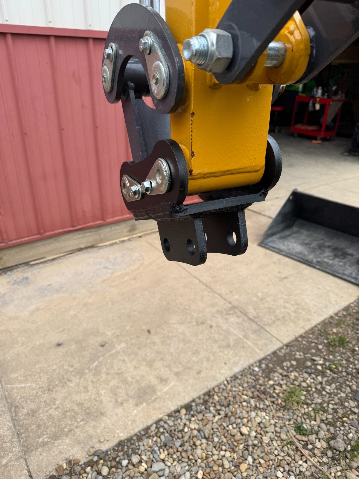 Adapter for AGT QNT30 QNT50 Bobcat to fit 25MM Attachments- Custom MADE IN OHIO!