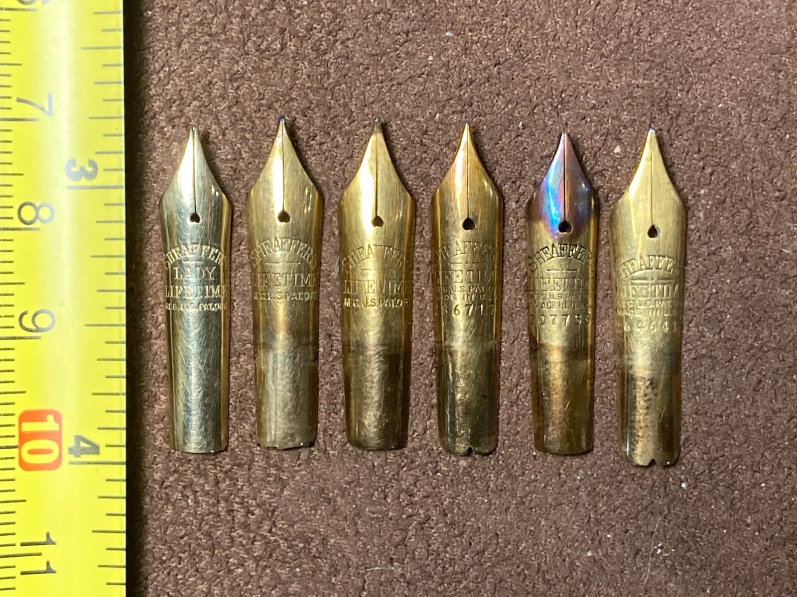 SHEAFFER  SLENDER LONG LIFETIME 4 SIZE 14KT NIBS