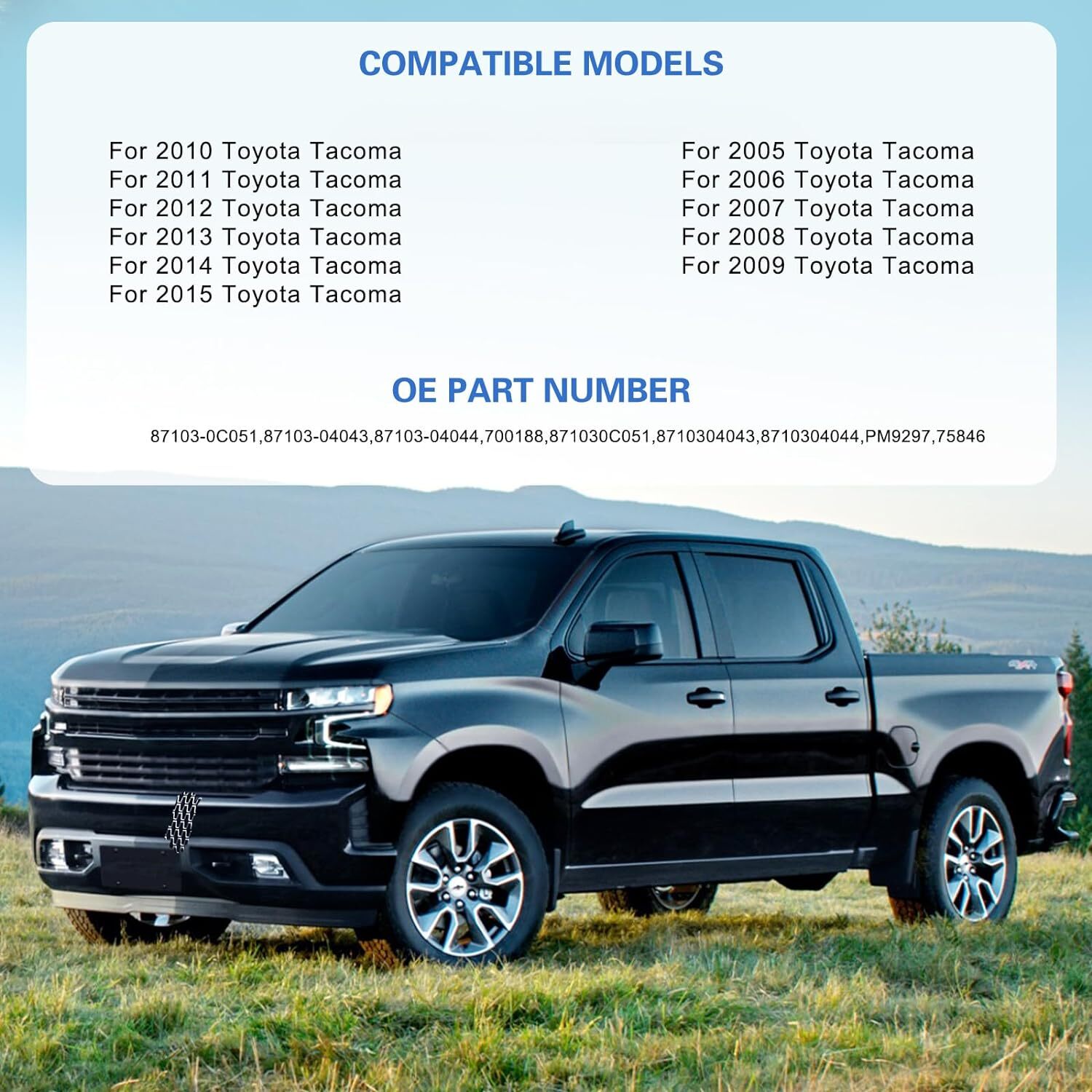 Heater A/C Blower Motor Fan For 2005 06 07-15 Toyota Tacoma Pickup Truck 700188