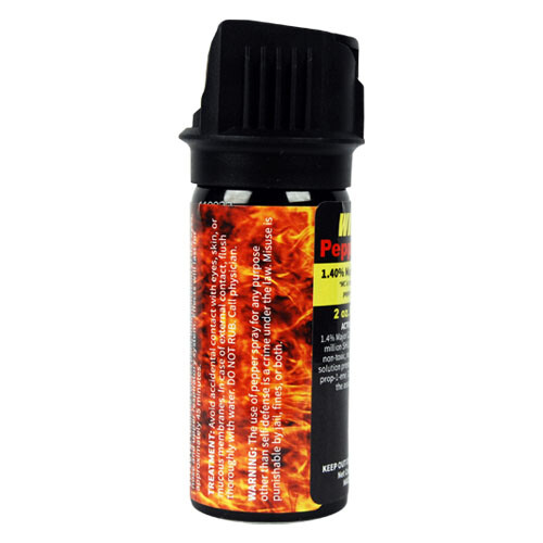 Hottest Wildfire Sticky Pepper GEL Self Defense 2oz Spray 1.4% MC. 10% OC UV Dye