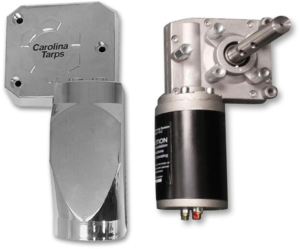 Dump Truck Tarp System 4 Spring Electric Aluminum Flip Tarp Kit up to 24' Long