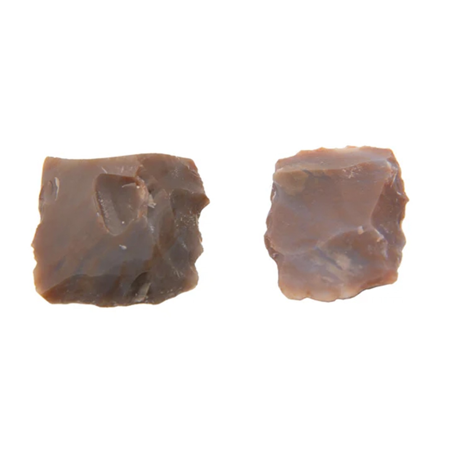 18th Century Flintlock Wedge and Spall Flints - 5/8" - 2 Pack - MZ1231