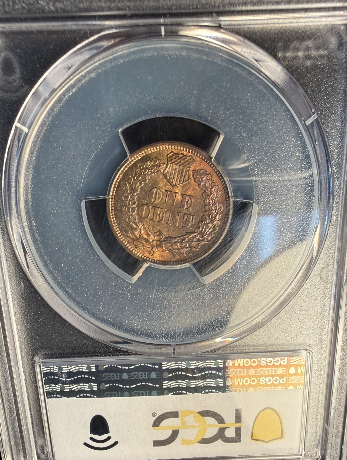 1869 Indian Head Cent, MS63BN PCGS, (14941)