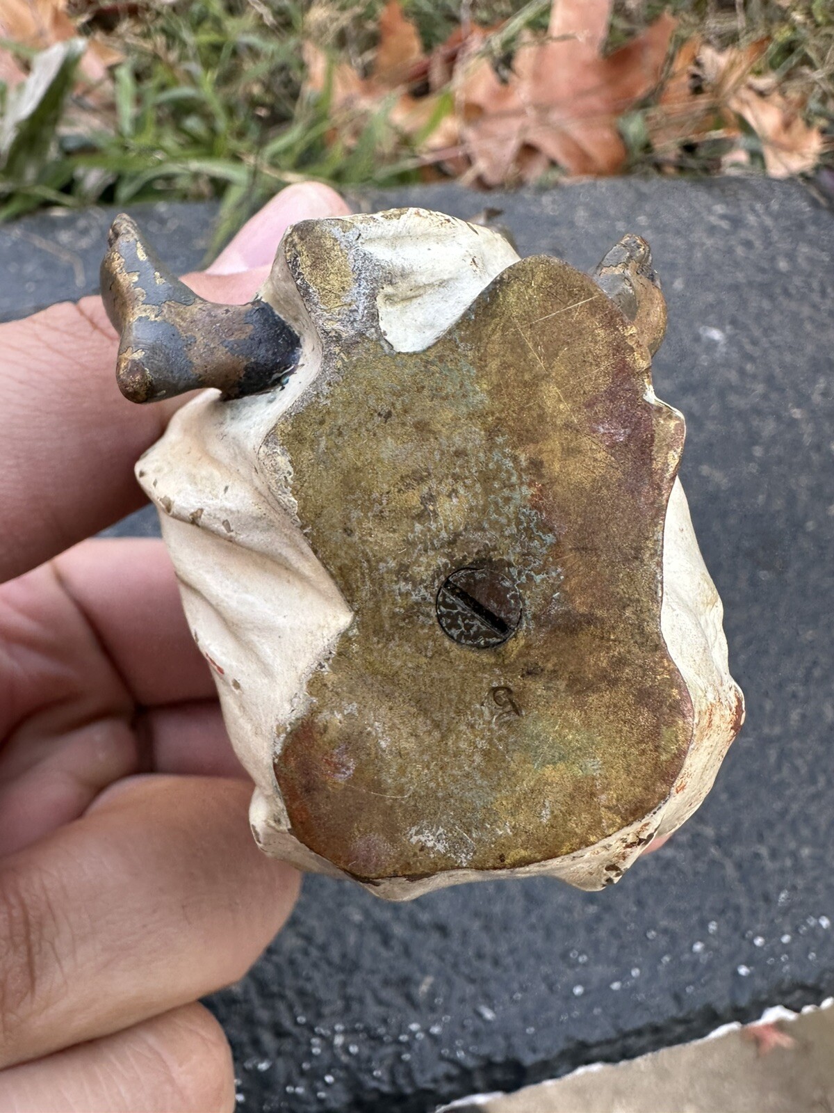 Wonderful Antique Bronze Boy Writing the Arabic