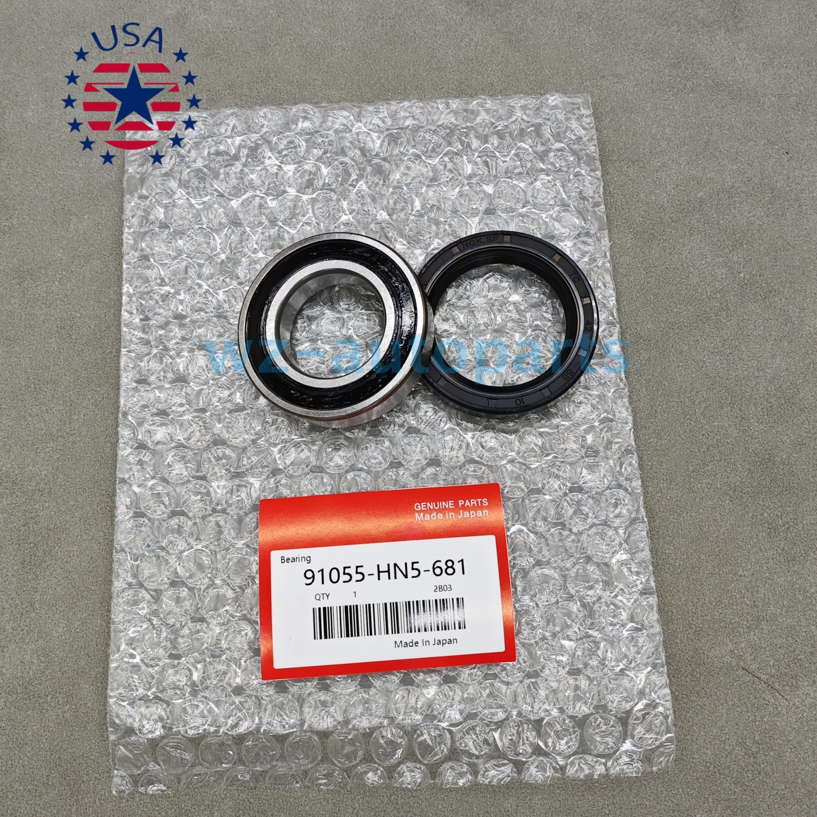 New Left Rear Axle Wheel Bearing Seal Hub Fits For Honda Foreman 400 450 500 USA