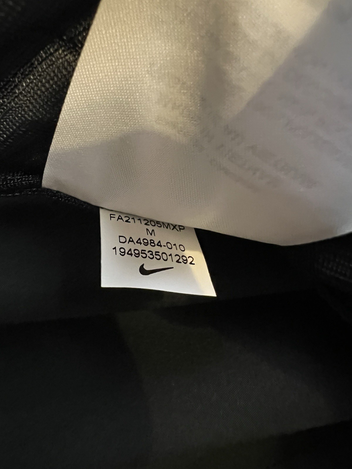 Nike Storm-Fit Waterproof Training Men’s Pants Black Size Medium DA4984-010 NWT