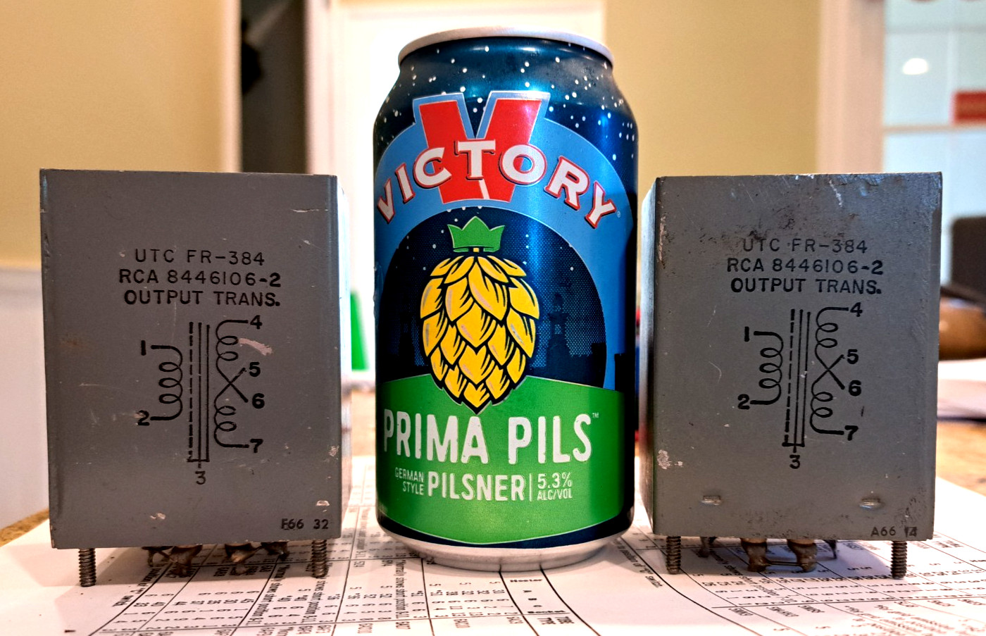 PAIR output transformers for RCA BA33B preamp part number 8446106-2 Germanium