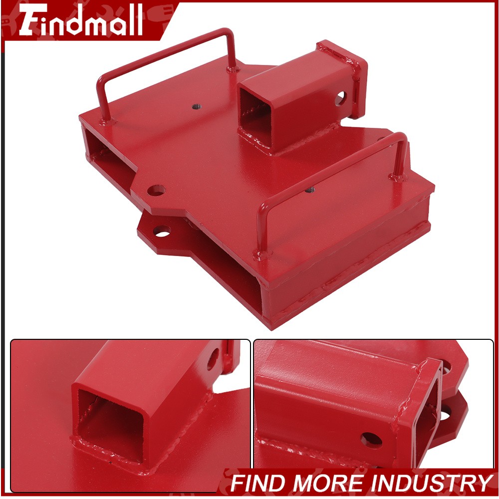 Findmall 2" Forklift Hitch Adapter Dual Pallet Trailer Hitch Receiver 6500LBS