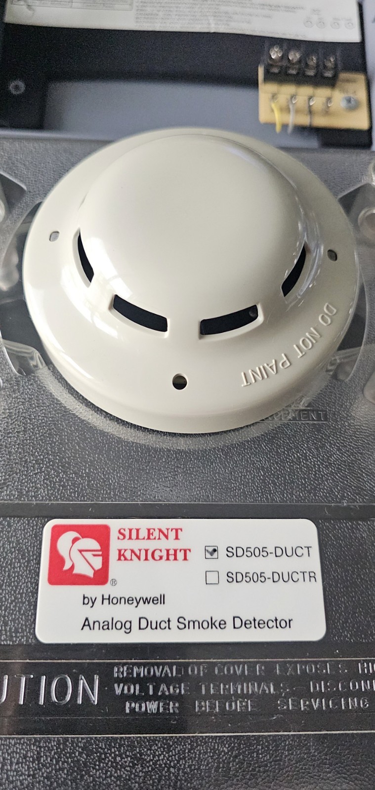 SILENT KNIGHT SD505-DUCT INTELLIGENT DUCT SMOKE DETECTOR