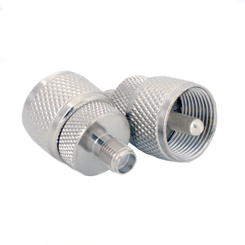 UHF PL-259 Male Plug to SMA Female Jack RF Wifi Coax Adapter Converter Connector