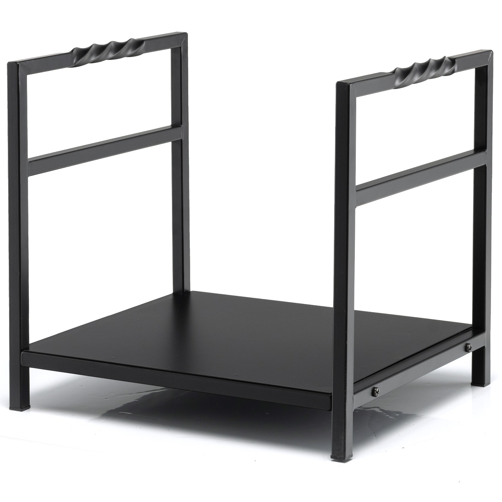 Firewood Rack Fireplace Log Holder Wood Steel Stove Bracket Stacking Rack