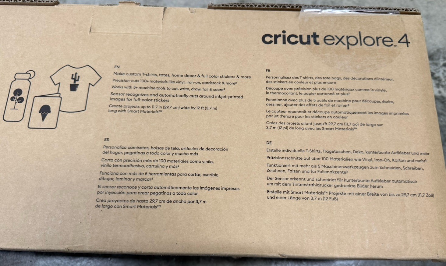 NEW! Cricut Explore 4 Electric Die Cutting Machine - Seashell - Ships Now!