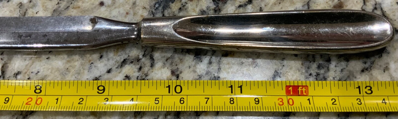 Tiemann 13.5” Fixed Blade Surgical Amputation Antique Medical Knife Tool