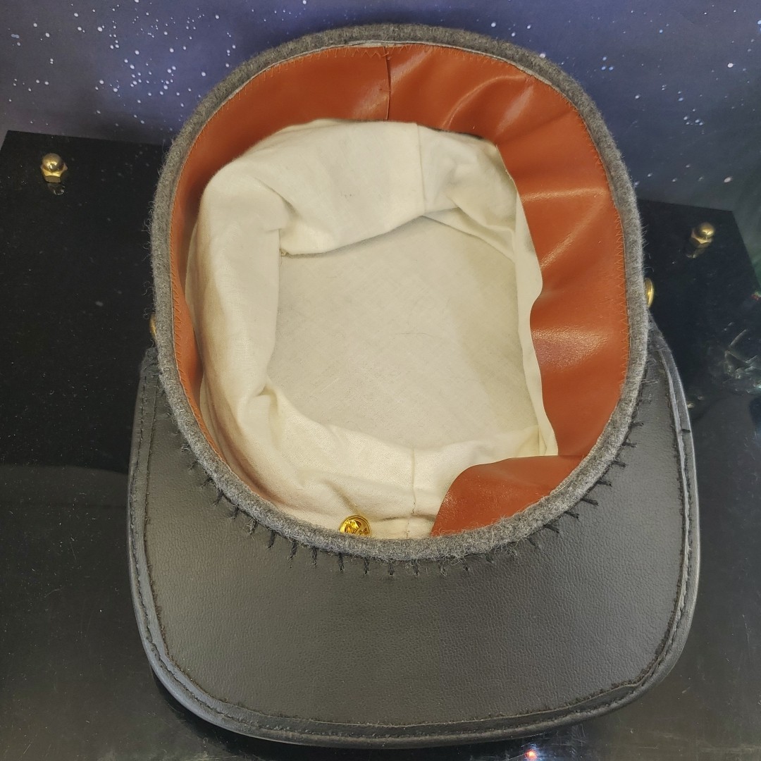 Reproduction Civil War CS CSA Kepi Campaigner Quality Wool Hat With Pin VGC