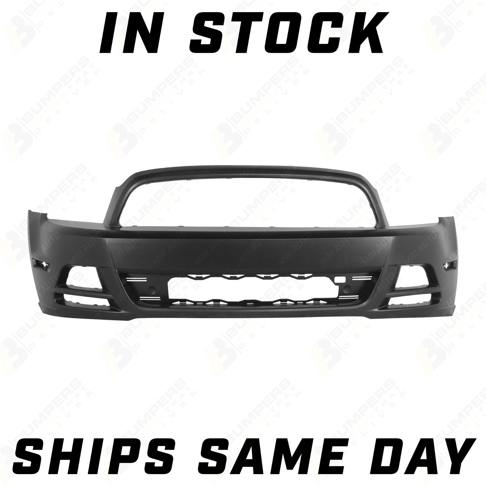 NEW Primered Front Bumper Cover Replacement for 2013 2014 Ford Mustang 13 14