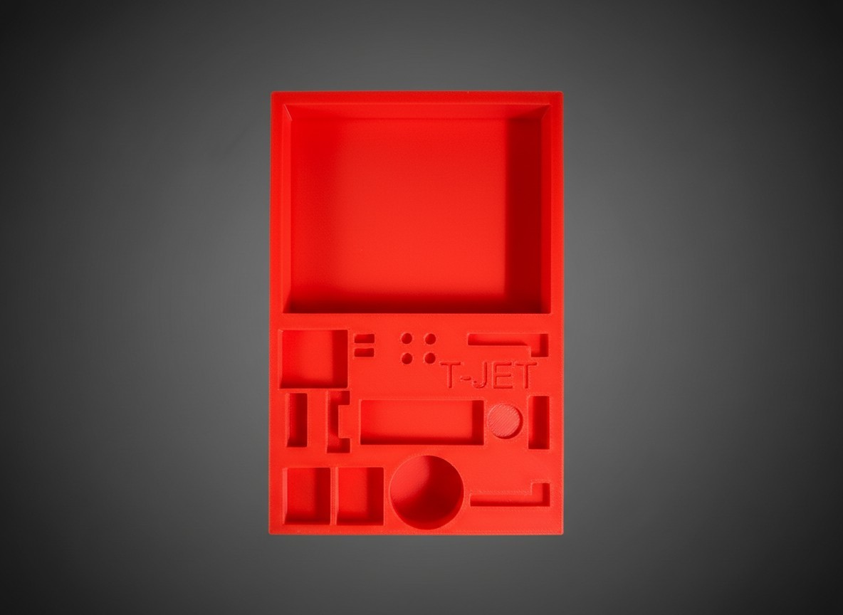 Red Tjet Tear Down Tray