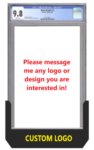 Graded Comic Wall Mount Display w/ logo! Can Make Custom Orders! CGC and CBCS