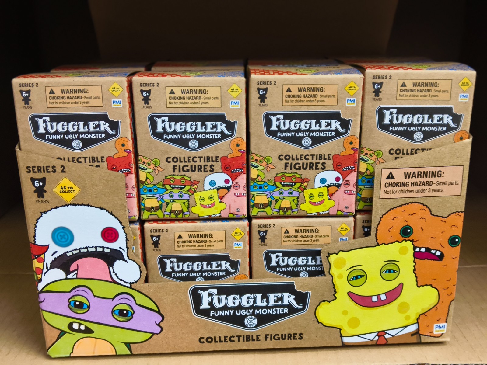 One Case of 24 Pieces Fuggler Funny Ugly Doll Collectible Figures Blind Box  S2