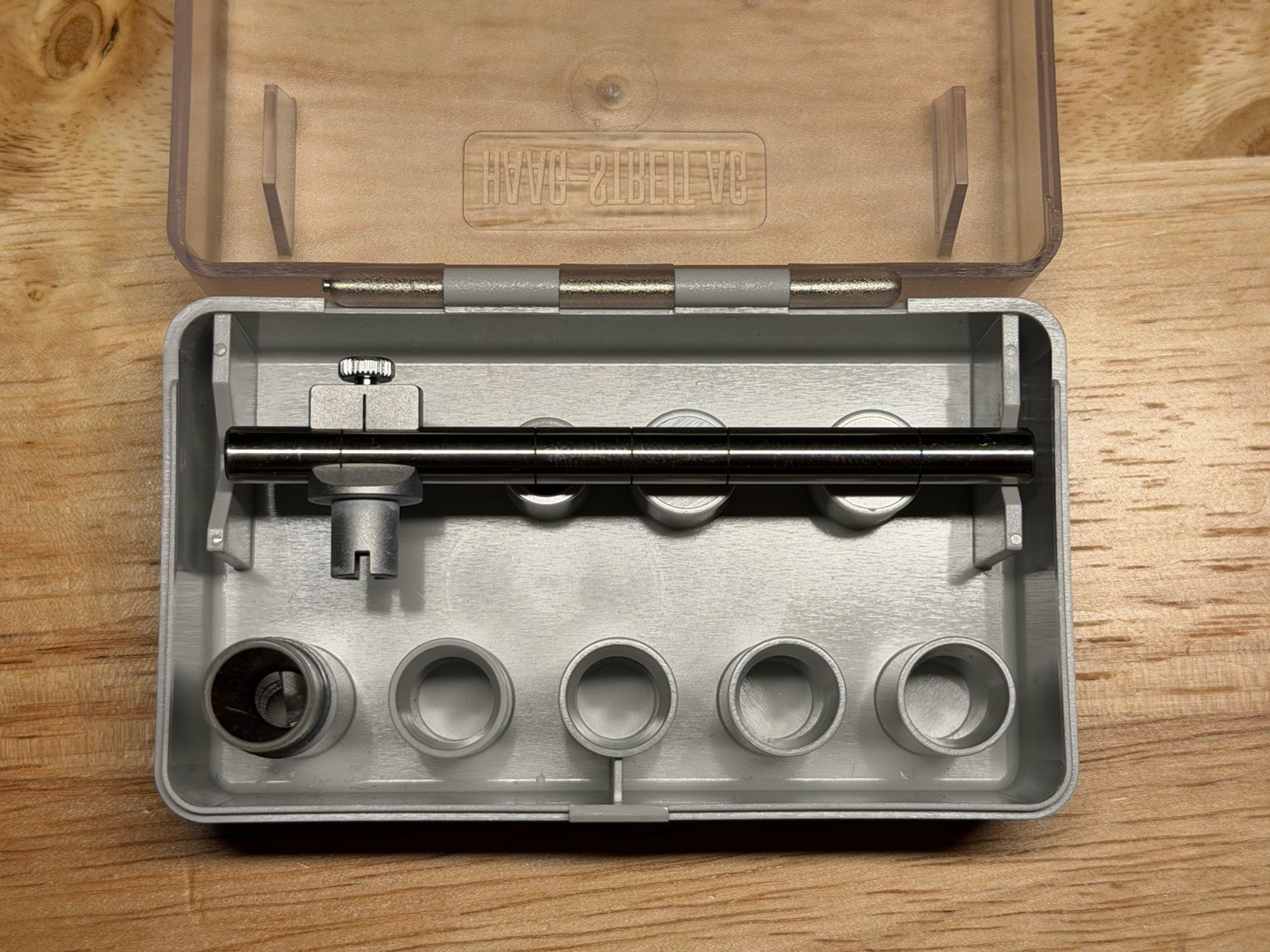 HAAG-STREIT Tonometer Calibration Bar Adj Tool W/ 1 Prism Tips For H 03 / AT 900