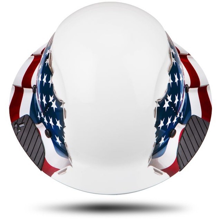 LIFT Safety DAX Hard Hat – American Flag HDF-24AF Full Brim
