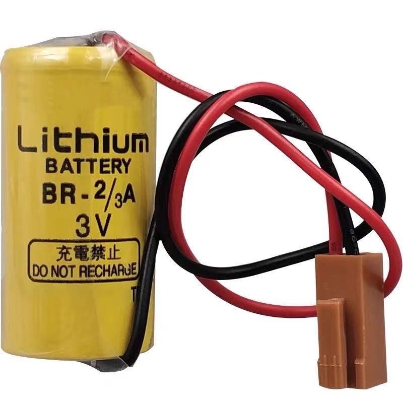 2x BR-2/3A 3V 1600mAh PLC Battery Replacement for FANUC A98L-0031-0006