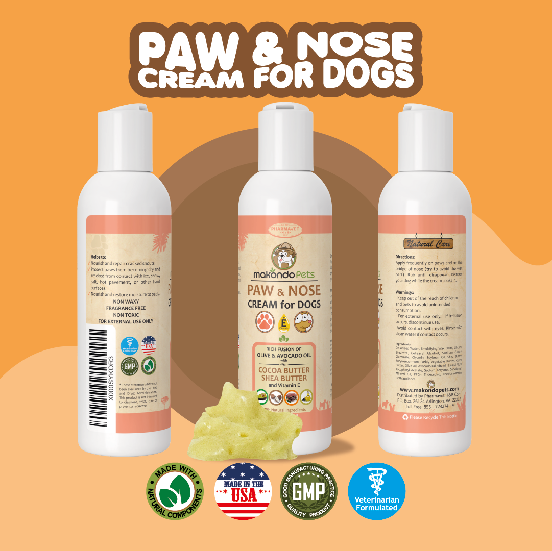 Dog Paw Balm | Dog Nose Balm & Snout Soother for Dogs. Ideal Dog & Cat Paw balm