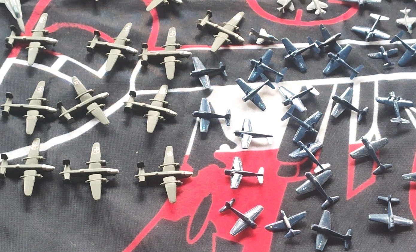 Lot Of 125+ Mini Built Model Airplanes For Aircraft Carriers Plastic 1/2"-2"Long