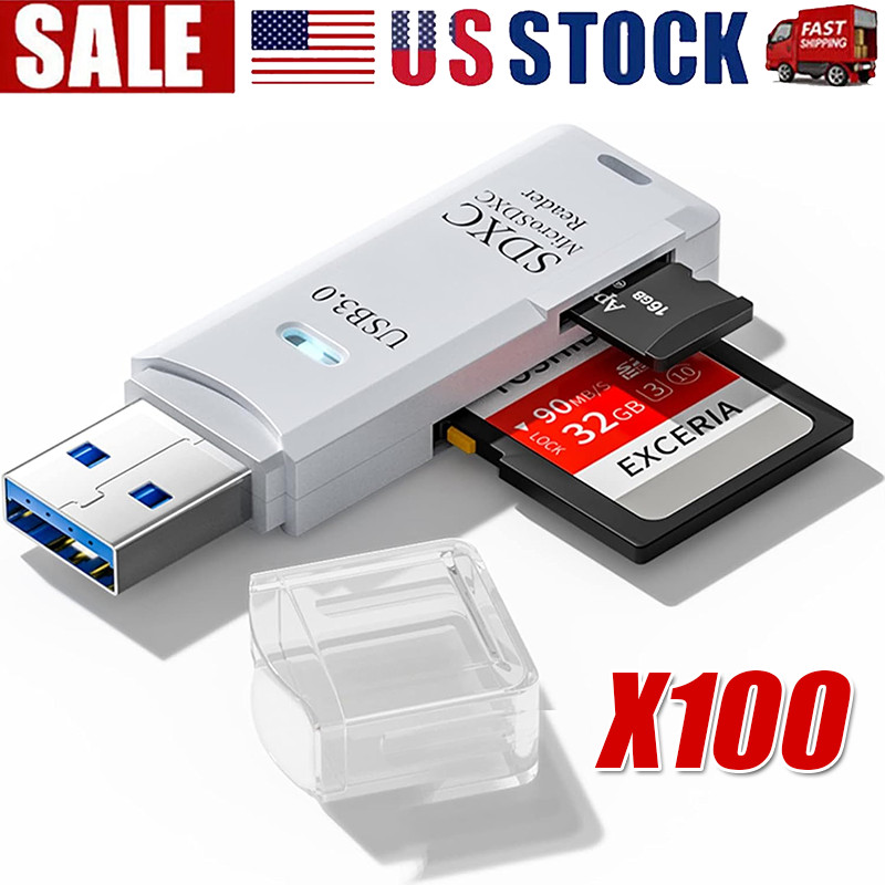 USB3.0 SD Card Reader for PC Micro SD Card to USB Adapter for Camera MemoryC lot