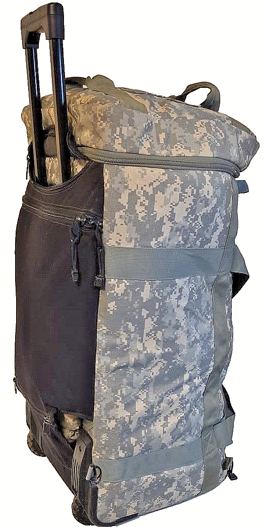 USGI Thin Air Rolling Deployment Bag Large Wheeled Military Duffel ACU UCP Army