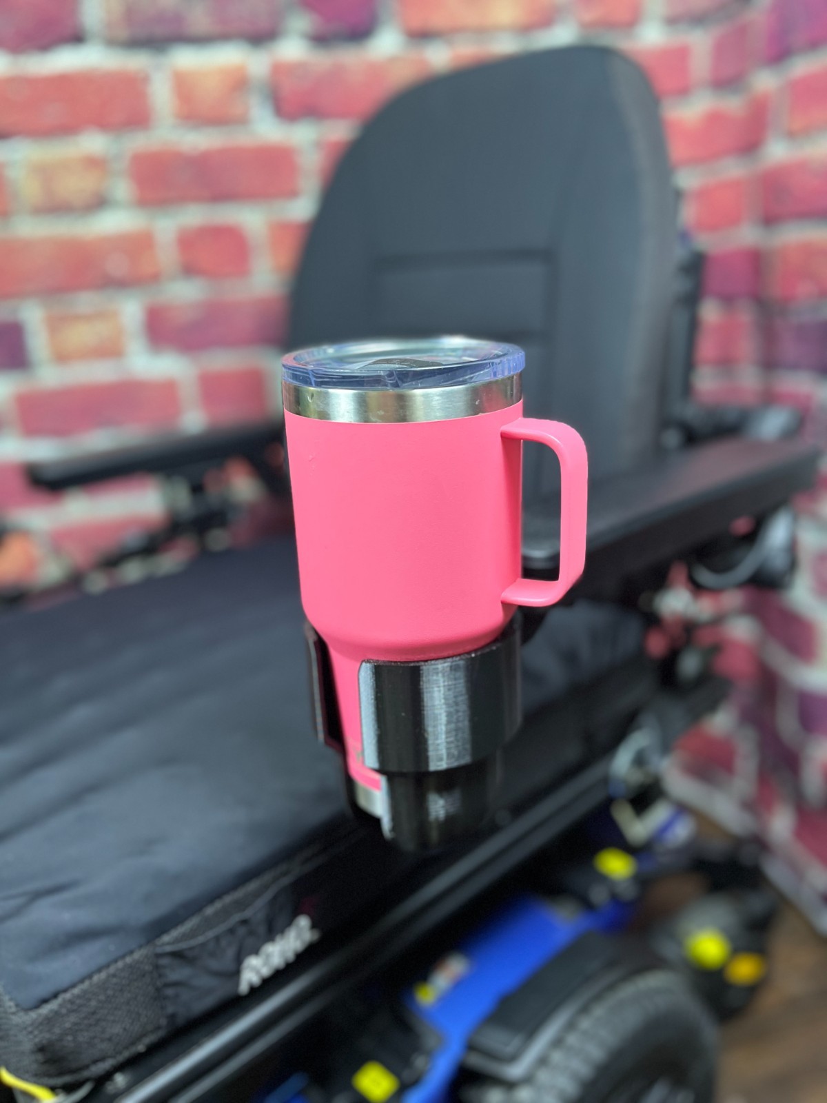 Cup Holder Made For Permobil Power Wheelchair