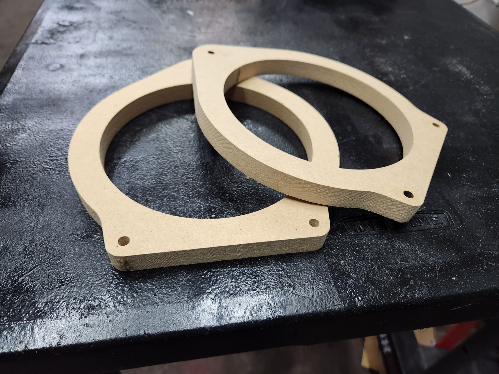 GM 6.5 inch Door speaker mounting adapters Chevy GMC Cadillac Buick Hummer Pair