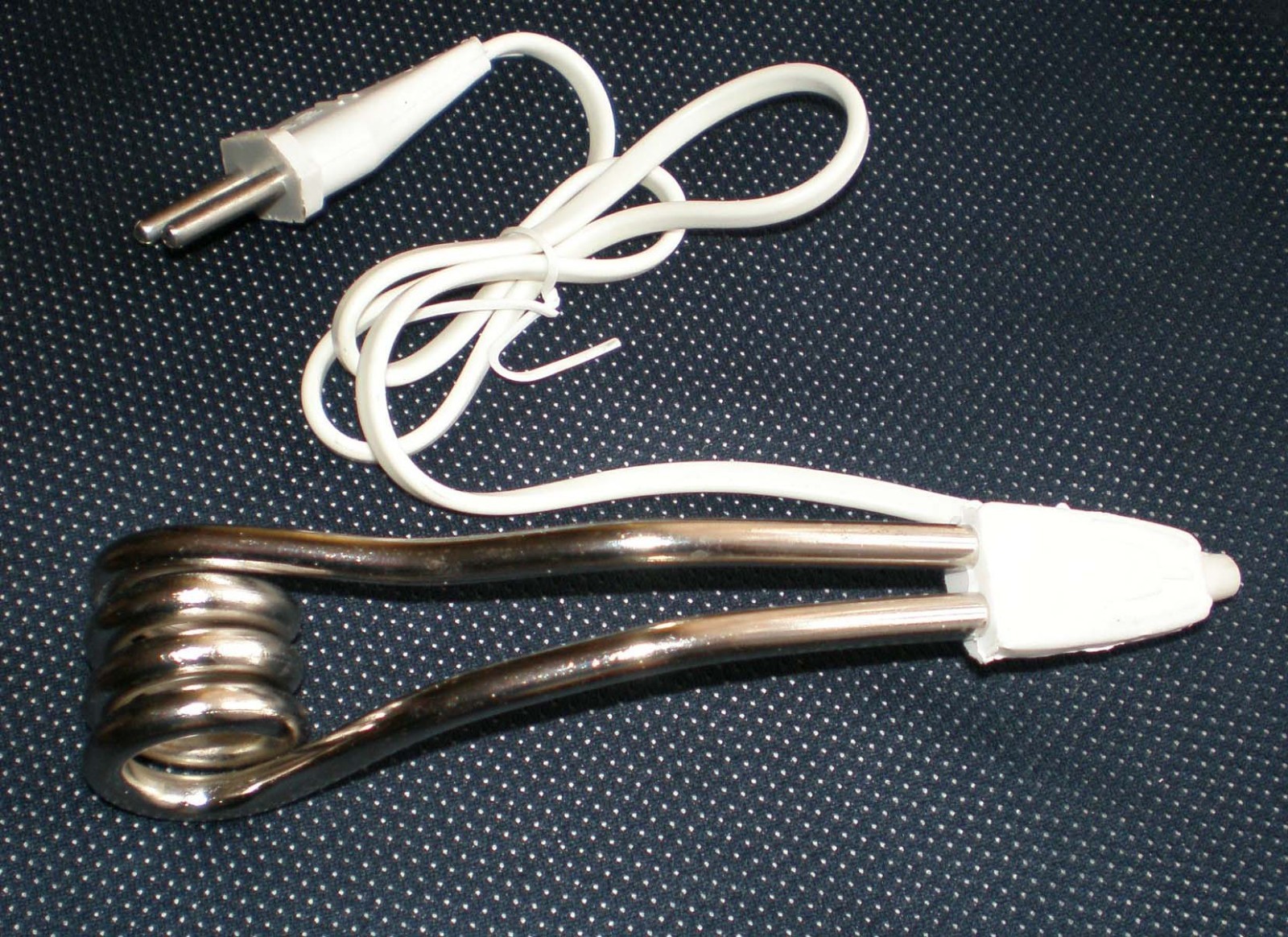 500W Water Heater Portable Electric Liquid Immersion Element Boiler Travel 220V