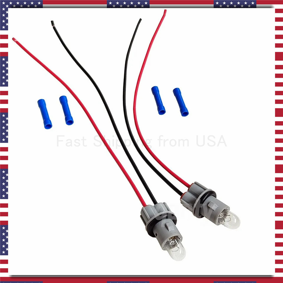 2X For Mercedes-Benz Side Marker Lamp Light Bulb Socket Wire Harness A0005400966