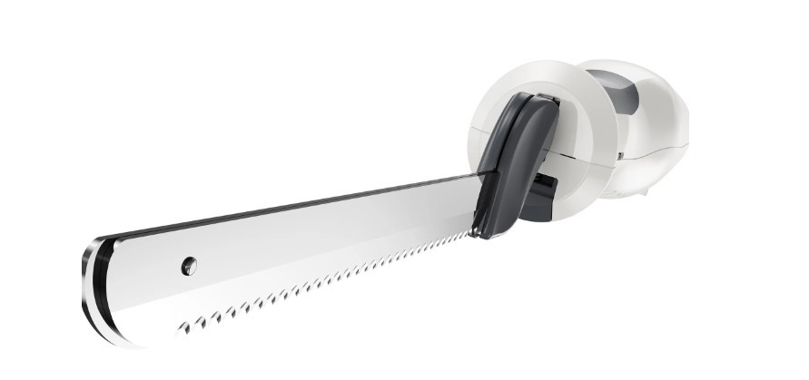 BLACK + DECKER White Comfort Grip 9” Stainless Steel Electric Knife EK500W NIB