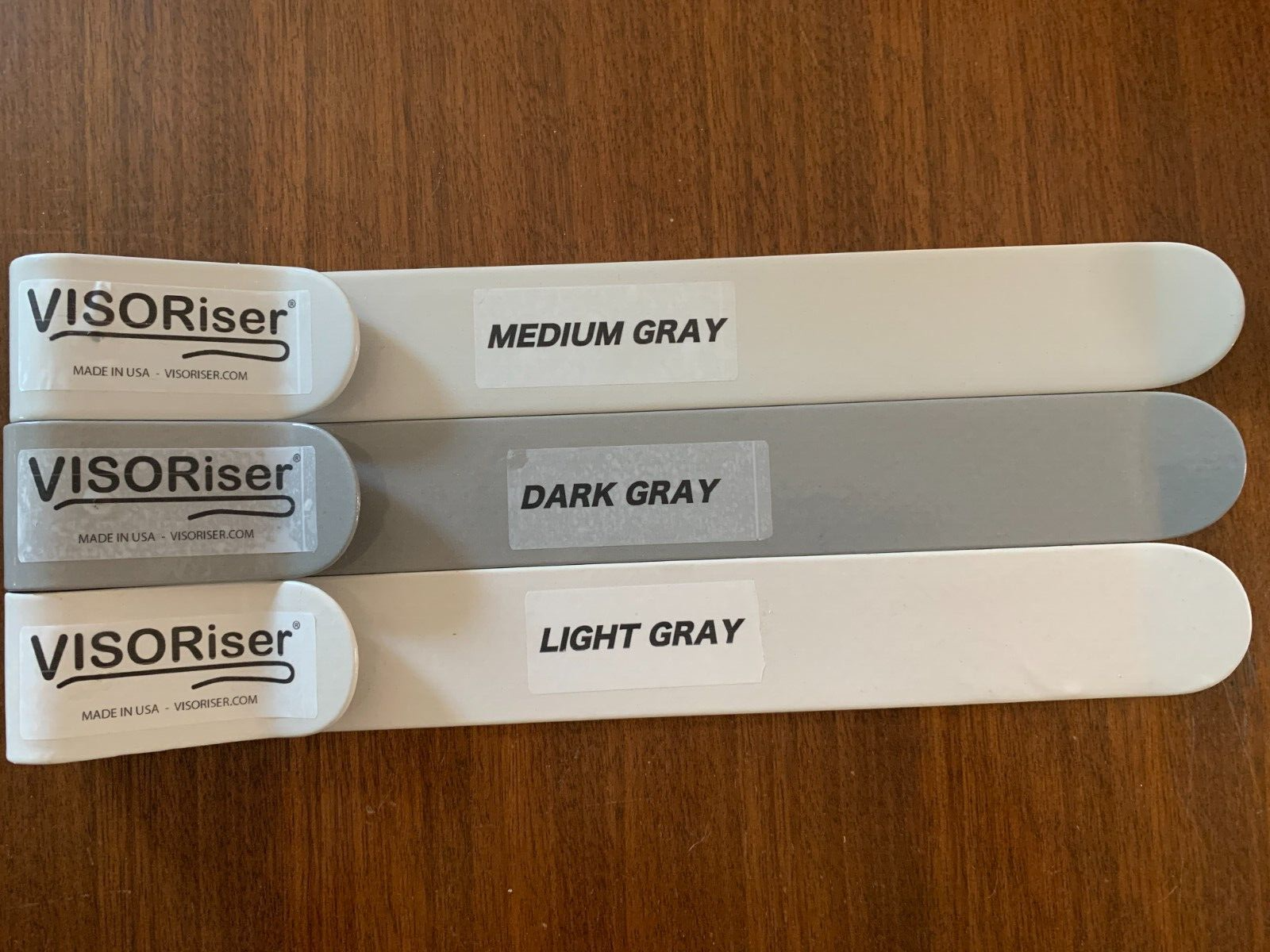 Auto sun visor quick fix-The VISORiser will make your car visor stay up-Lt. Gray