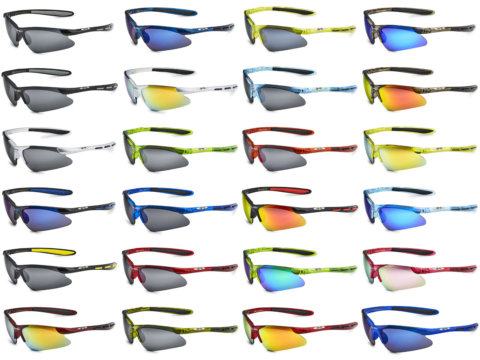 Kids Baseball Cycling Sports Wrap Around Sunglasses Boys Youth Mirrored Glasses