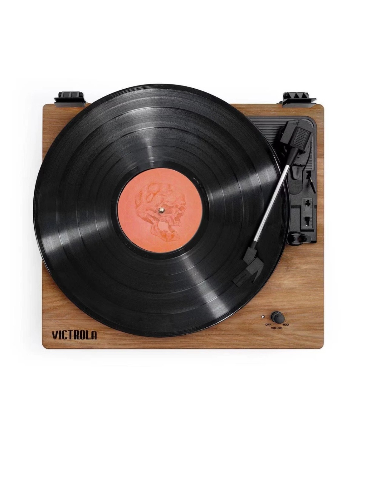 Victrola The Kingfield Record Player Bluetooth Shelf System w Bookshelf Speakers