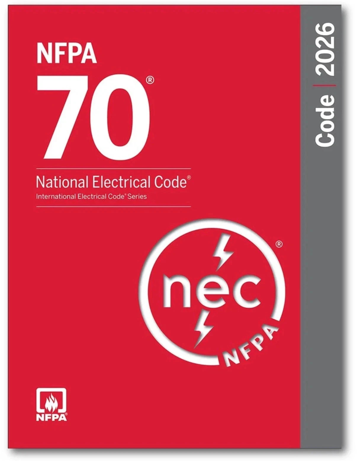 NFPA 70, National Electrical Code (NEC) 2026 Edition PB Brand New US Stock*