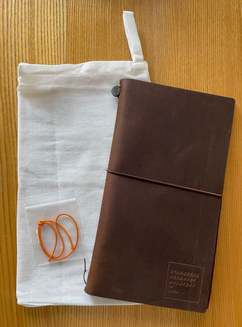Starbucks Reserve Roastery Tokyo Traveler's Notebook Brown Tokyo Exclusive