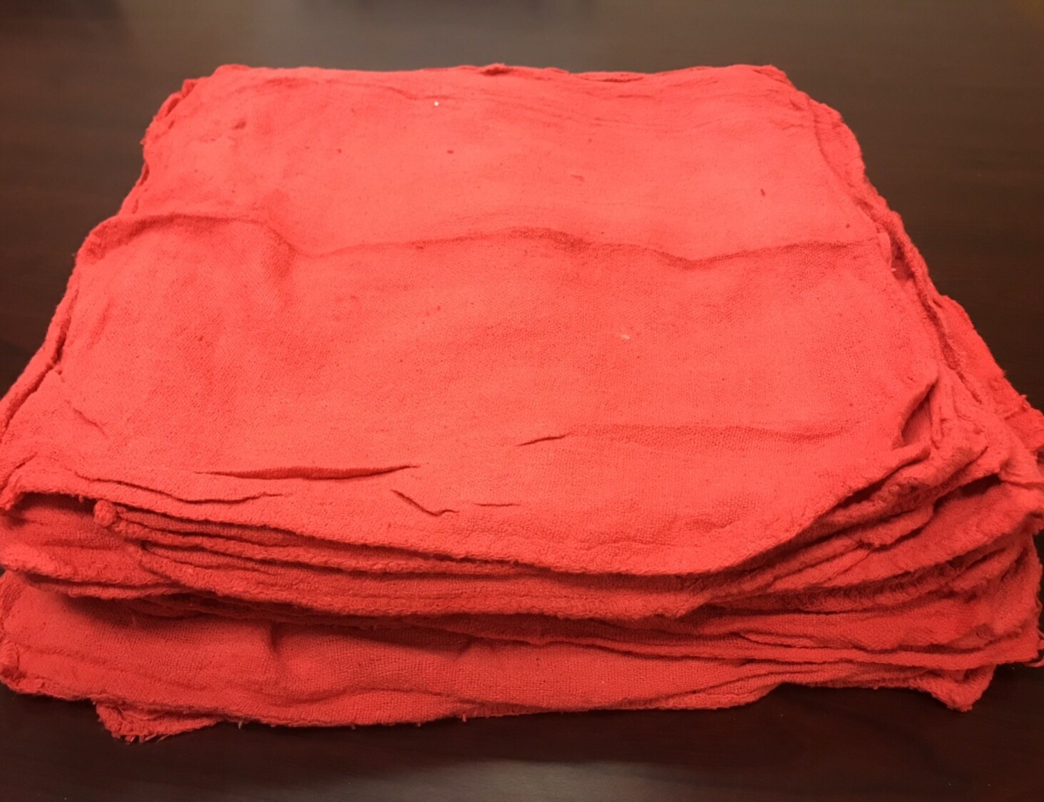 1000 new great mechanics shop rags towels Red 13"X14"