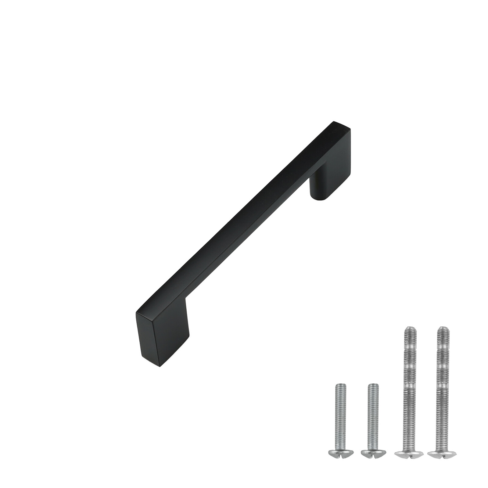 Black Modern Cabinet Handles T Bar Pulls Kitchen Drawer Hardware Stainless Steel