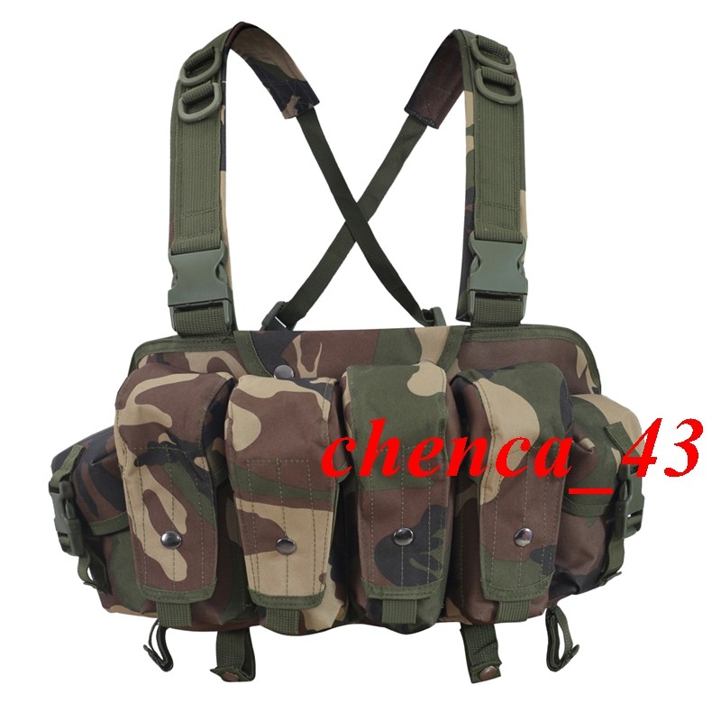 IN US!! Woodland Tactical Vest Chest Rig Russian Special Forces AK 6b13 Cos Gear