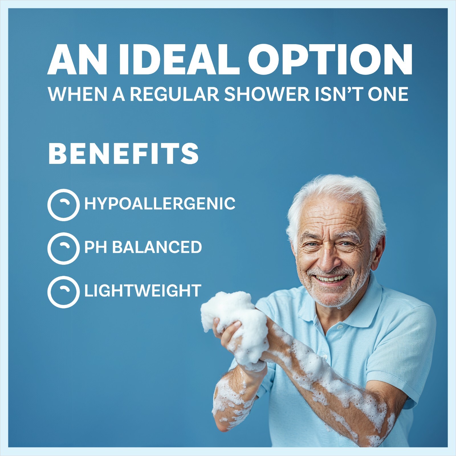 Scrubzz Disposable Rinse Free Bathing Sponges - Unscented, 50 Count