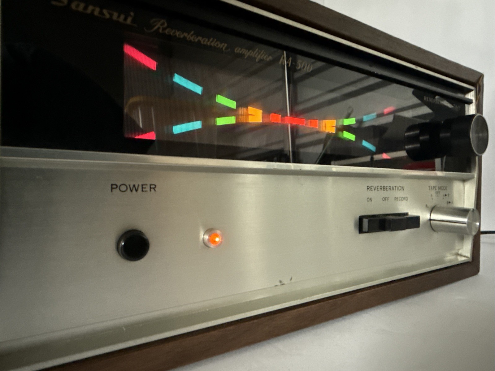 Vintage Sansui RA-500 Reverberation Amplifier Amp
