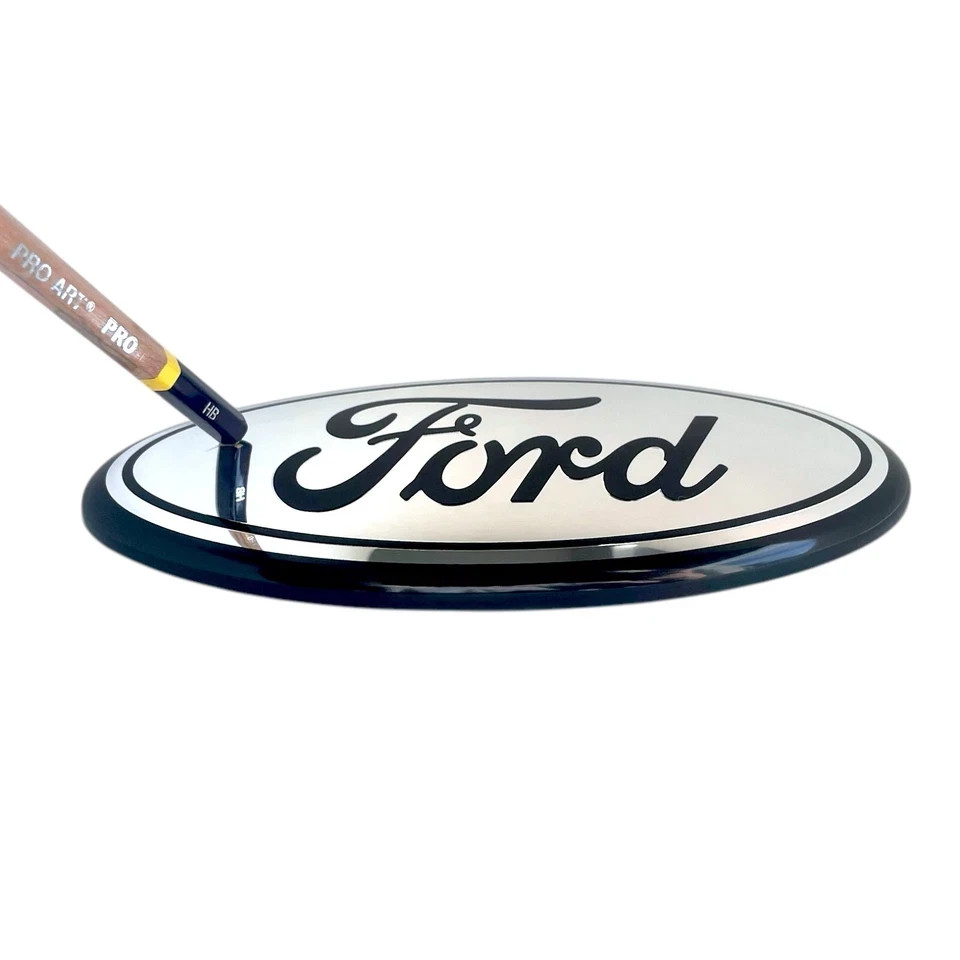 FORD CHROME EMBLEM 9 INCH SILVER LOGO Grille Tailgate 2004-2016 F150 F250 Edge